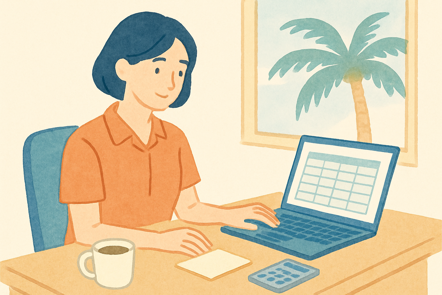 Excel関数で毎月の集計を自動でまとめる